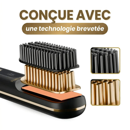 Pure Brush MAX — Brosse sans fil Maison Simple + Pochette de voyage offerte