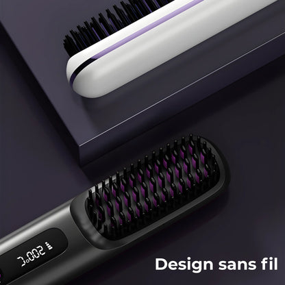 La PREMIÈRE brosse coiffante intelligente pour cheveux courts