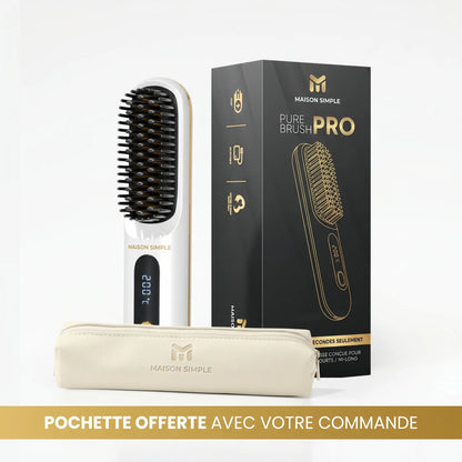 La PREMIÈRE brosse coiffante intelligente pour cheveux courts