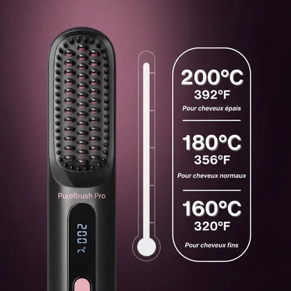 La PREMIÈRE brosse coiffante intelligente pour cheveux courts