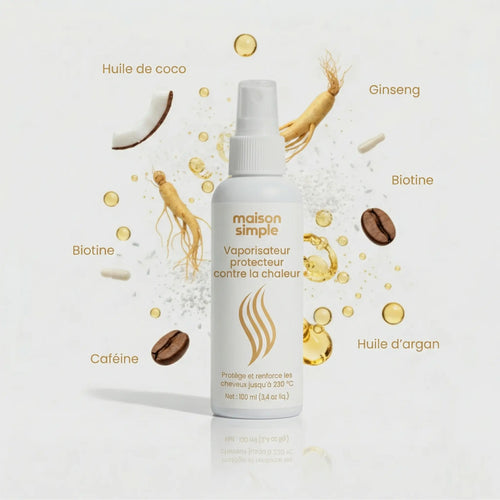 Spray protecteur de chaleur – cheveux blancs
