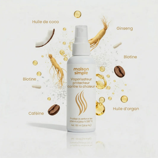Spray protecteur de chaleur – cheveux blancs