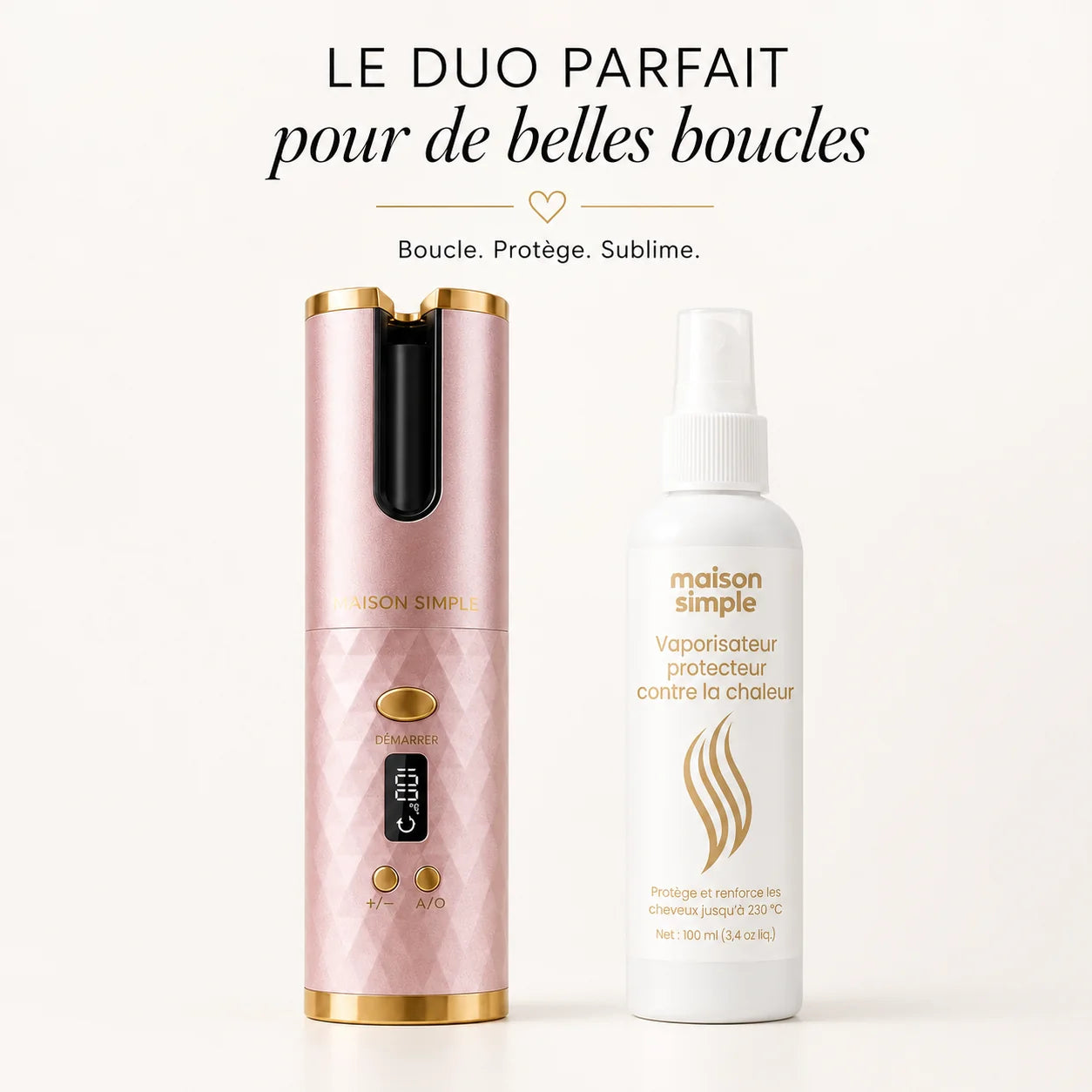 PureCurl PRO | Boucleur cheveux automatique sans fil