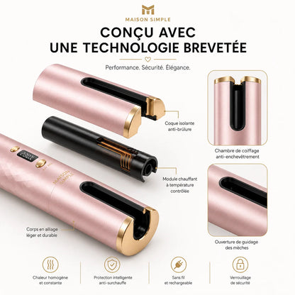 PureCurl PRO | Boucleur cheveux automatique sans fil