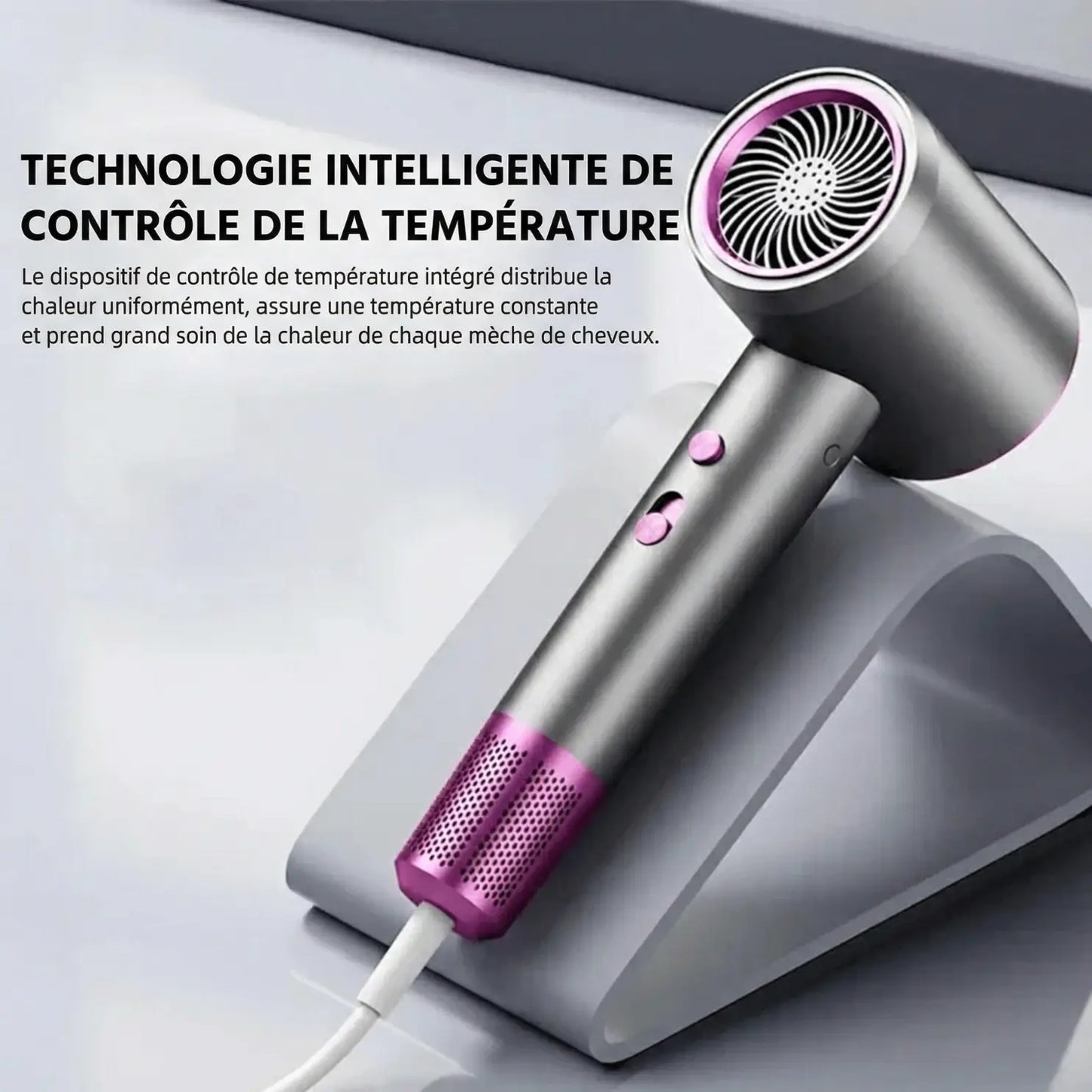 Sèche-cheveux haute vitesse ionique | Séchage rapide, Anti-frisottis & Brillance