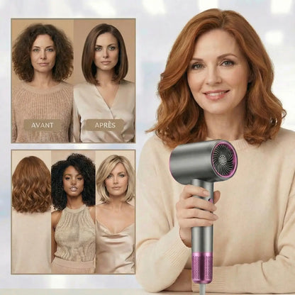 Sèche-cheveux haute vitesse ionique | Séchage rapide, Anti-frisottis & Brillance