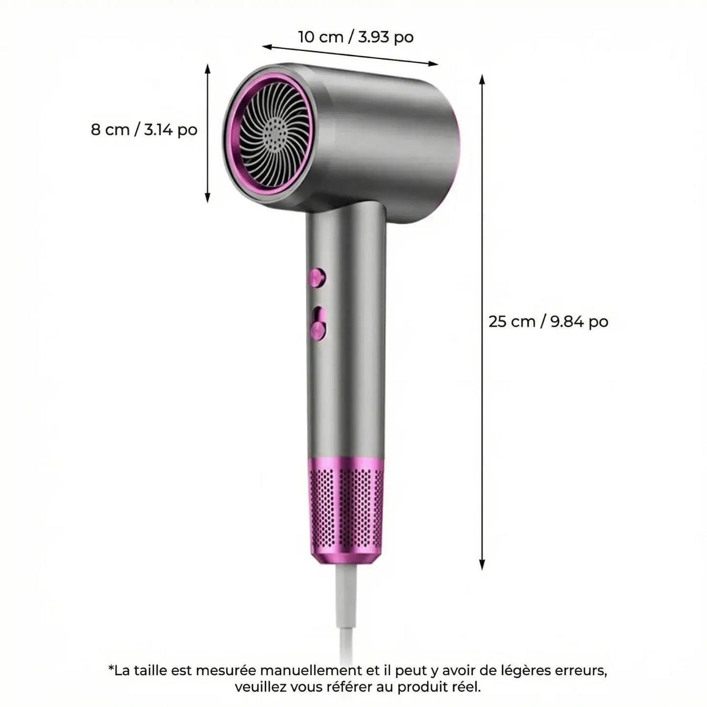 Sèche-cheveux haute vitesse ionique | Séchage rapide, Anti-frisottis & Brillance