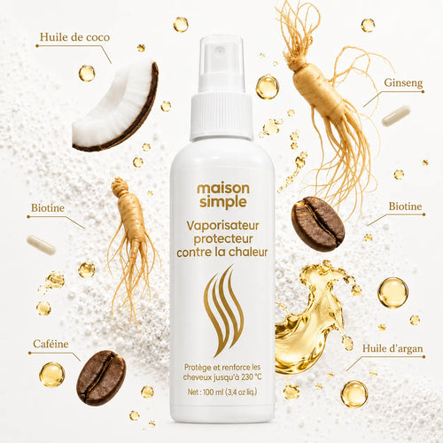 Spray protecteur de chaleur – cheveux blancs